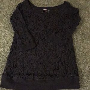 Black Lace Top